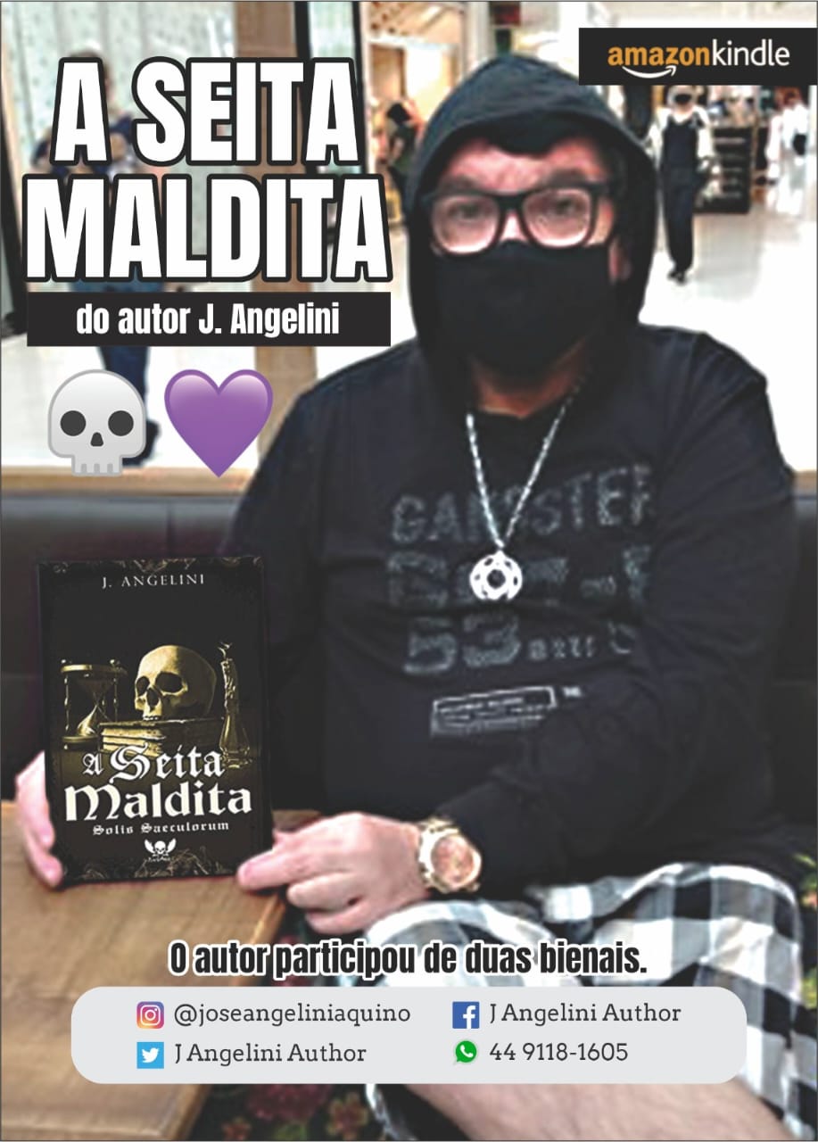 J. Angelini de capuz e máscara com A Seita Maldita