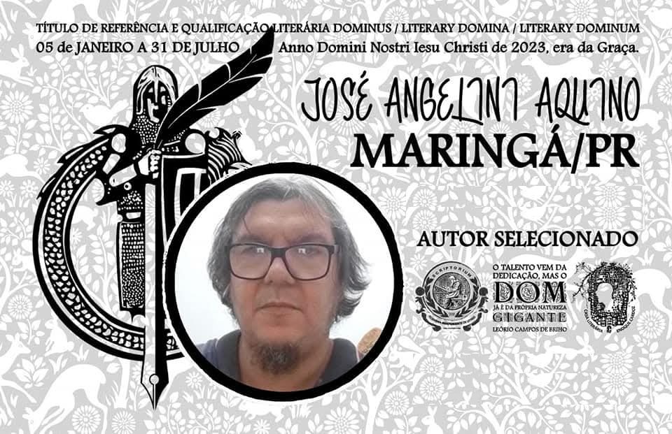 Certificado do Título Honorífico DOMINUS 2023 para José Angelini Aquino